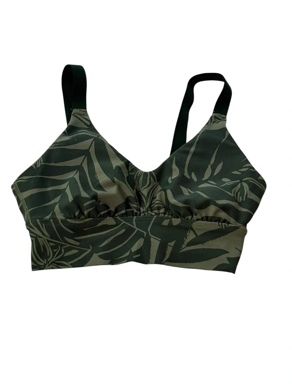 OFFLINE by Arie Real Me Ballet Back Tropical Print Sports Bra Size XS